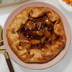 Apple Rhubarb Galette