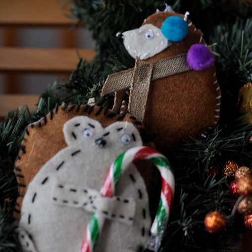 Hedgehog Ornaments