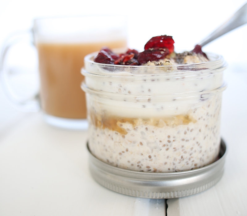 Chia and Coconut Overnight Oats